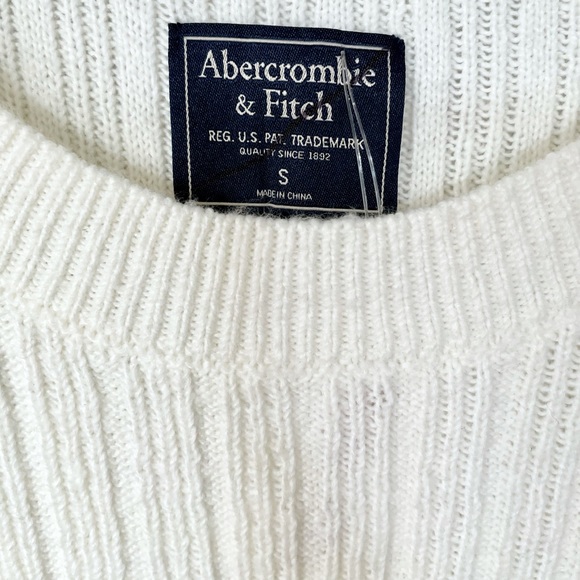 NWOT Abercrombie & Fitch Sweater Dress Cream - Picture 3 of 6